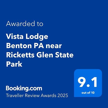 Vista Lodge Benton Pa Near Ricketts Glen State Park ภายนอก รูปภาพ